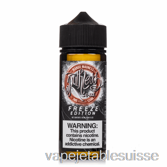 Vape Suisse Mango Madness - édition Freeze - Vapeur Impitoyable - 120ml 3mg